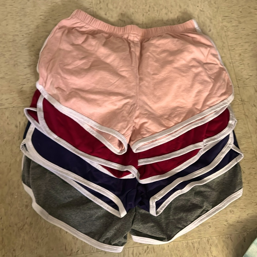 4 pairs of shorts size medium. never worn just opened.
